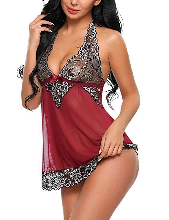 The plus size fashionable and sexy Mesh Bodysuit, the women’s alluring lingerie with Hot Fix Rhinestones the babydoll Lingerie
